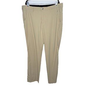 Ascend Hiking Pants Men 40x34 Tall Trail Outdoor Stretch Tan Cream Packable Q
